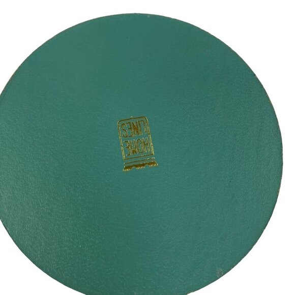 Vintage 7 Piece SS Homeric Ship Souvenir Coaster Set w Case 1960 u - Picture 3 of 3